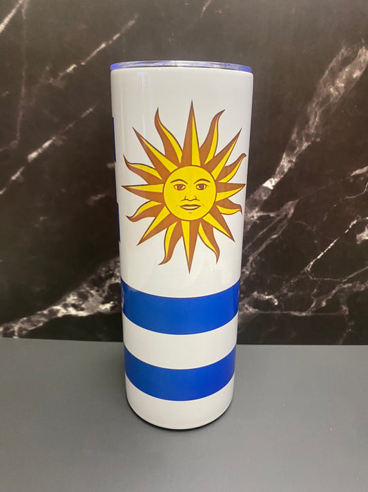 Uruguay Flag- 20 oz Tumbler Cup