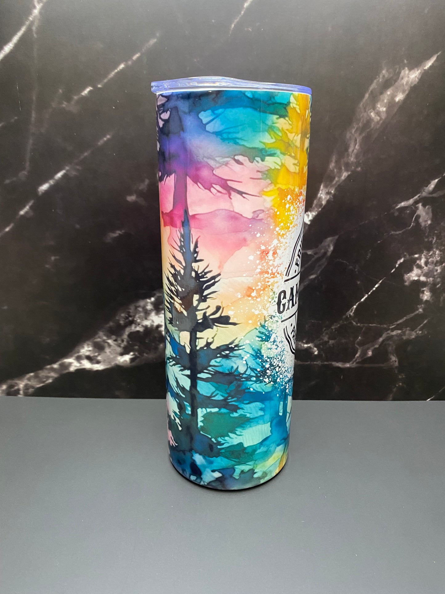 Watercolor Camping Crew - 20oz Tumbler Cup